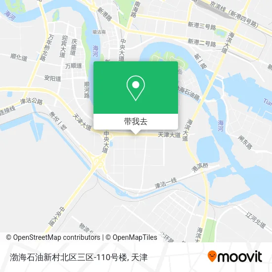 渤海石油新村北区三区-110号楼地图