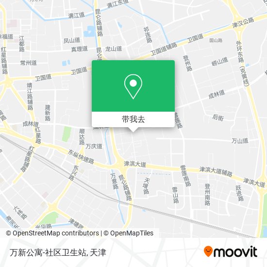 万新公寓-社区卫生站地图