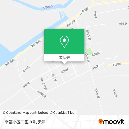 幸福小区二里-9号地图