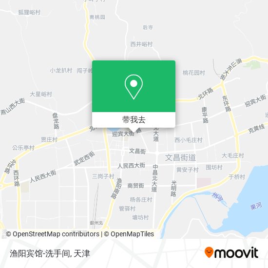 渔阳宾馆-洗手间地图
