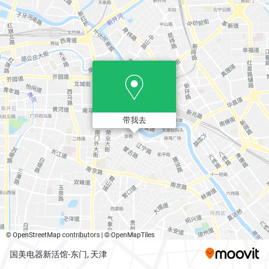 国美电器新活馆-东门地图