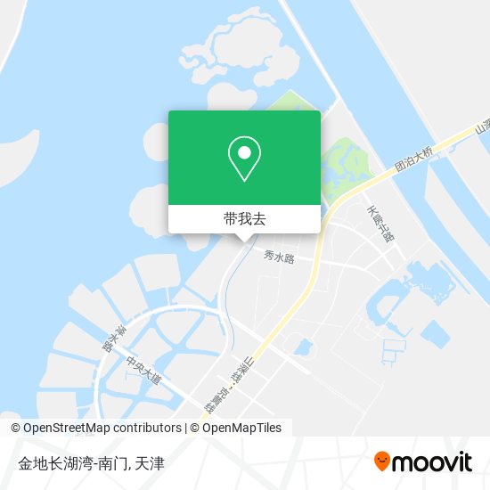 金地长湖湾-南门地图