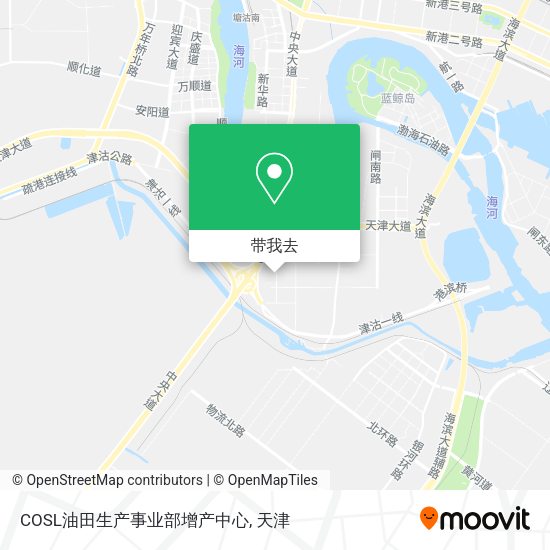 COSL油田生产事业部增产中心地图