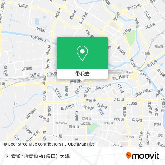西青道/西青道桥(路口)地图