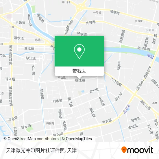 天津激光冲印图片社证件照地图