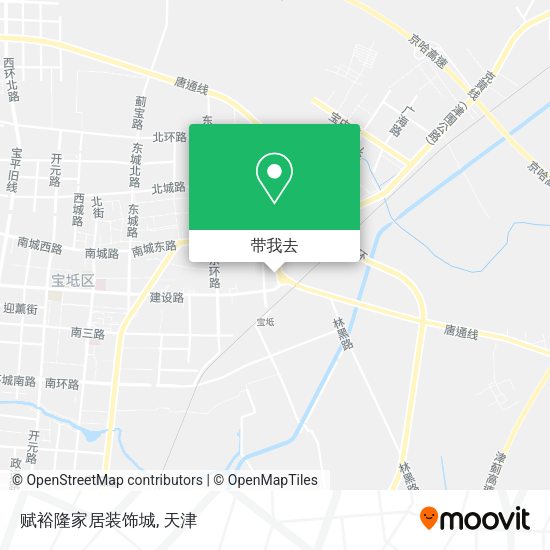 赋裕隆家居装饰城地图