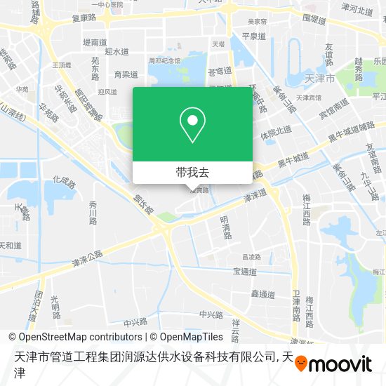天津市管道工程集团润源达供水设备科技有限公司地图