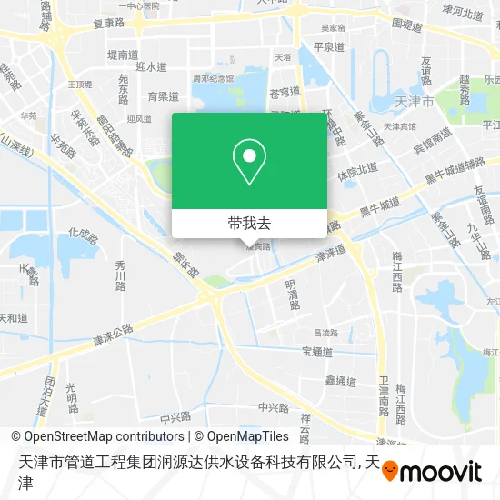 天津市管道工程集团润源达供水设备科技有限公司地图