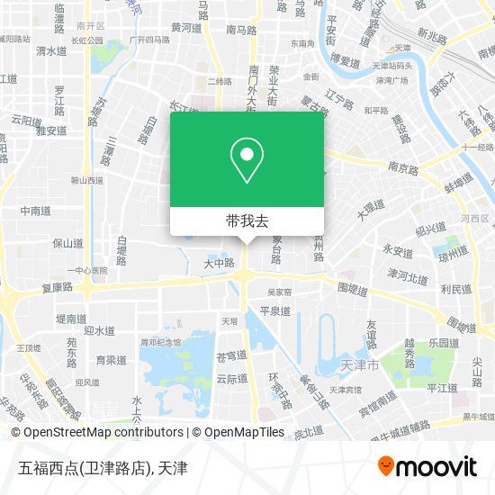 五福西点(卫津路店)地图