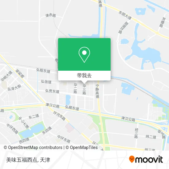美味五福西点地图