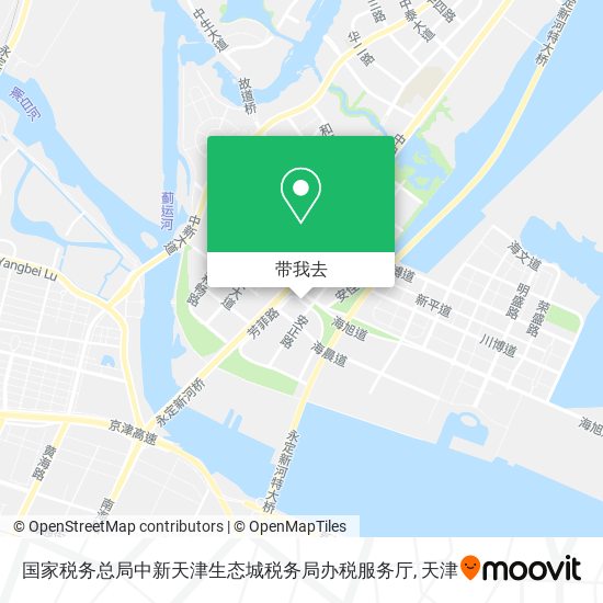 国家税务总局中新天津生态城税务局办税服务厅地图