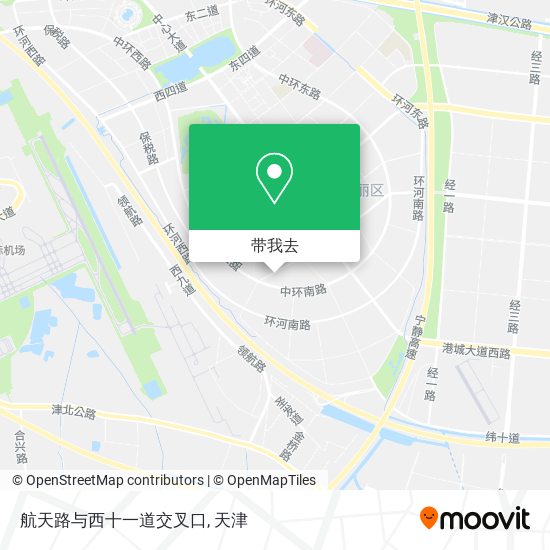 航天路与西十一道交叉口地图