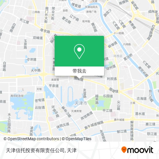 天津信托投资有限责任公司地图