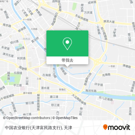 中国农业银行(天津富民路支行)地图