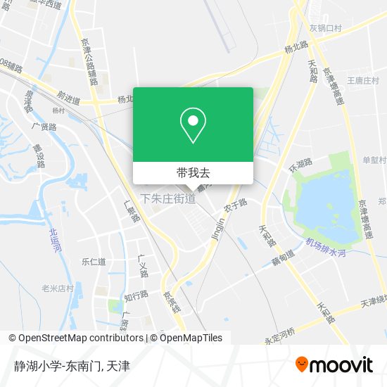 静湖小学-东南门地图