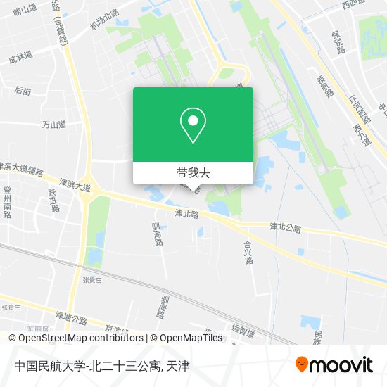 中国民航大学-北二十三公寓地图