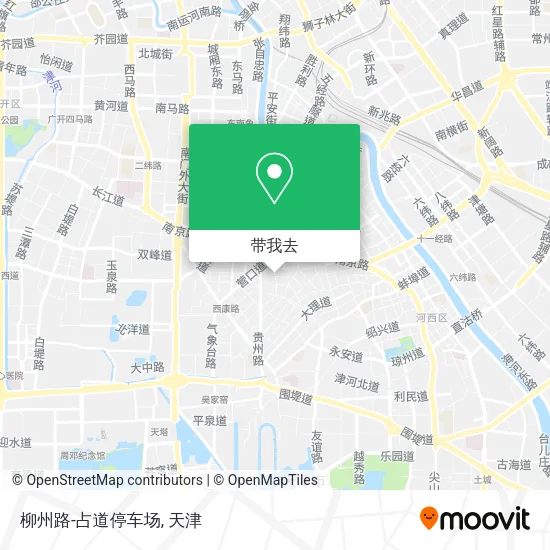 柳州路-占道停车场地图