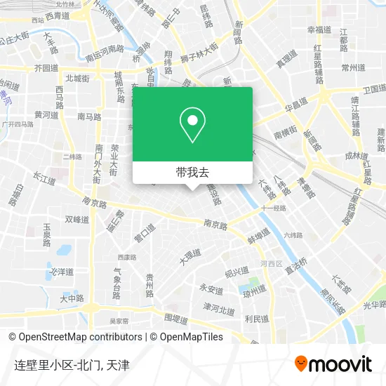 连壁里小区-北门地图