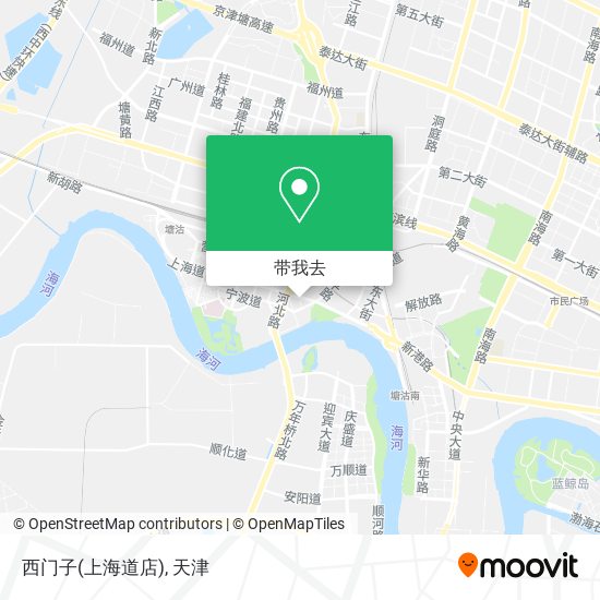 西门子(上海道店)地图