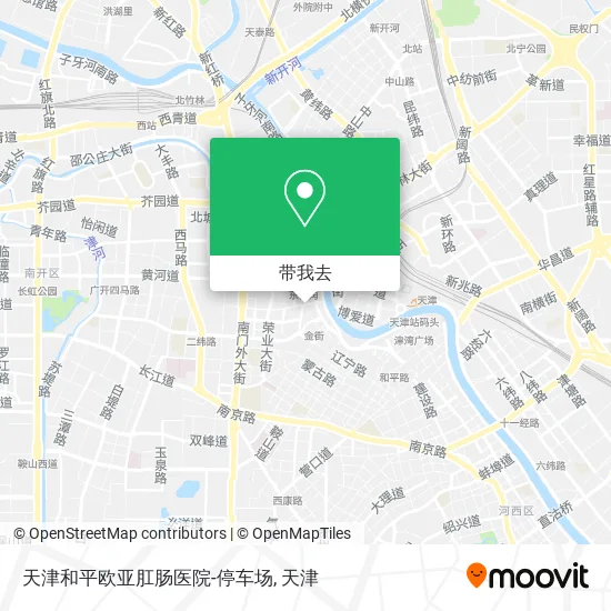 天津和平欧亚肛肠医院-停车场地图