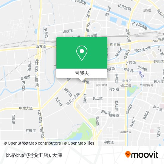 比格比萨(熙悦汇店)地图