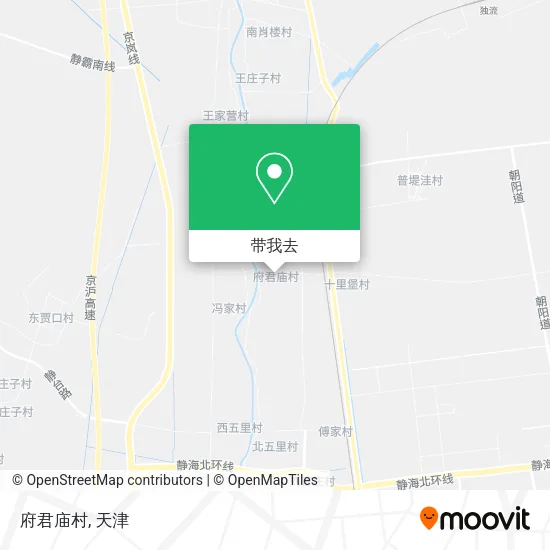 府君庙村地图