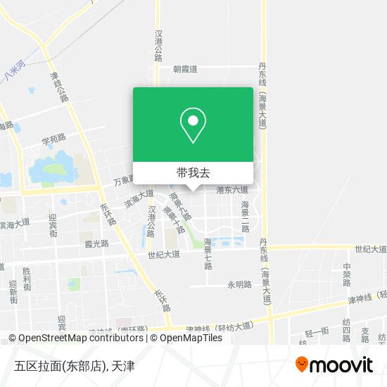 五区拉面(东部店)地图