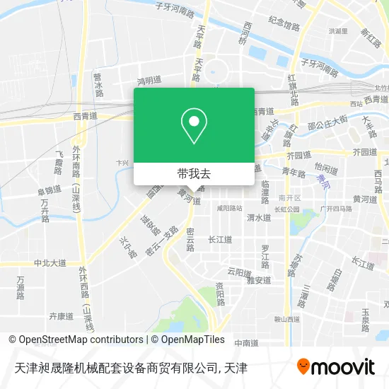 天津昶晟隆机械配套设备商贸有限公司地图
