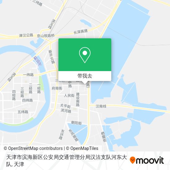 天津市滨海新区公安局交通管理分局汉沽支队河东大队地图