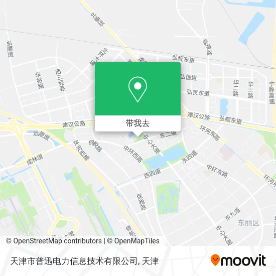 天津市普迅电力信息技术有限公司地图