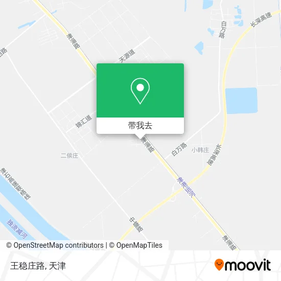 王稳庄路地图