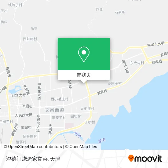 鸿禧门烧烤家常菜地图