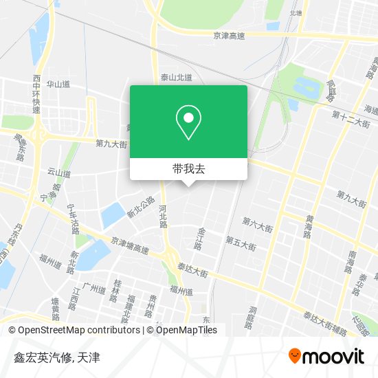 鑫宏英汽修地图