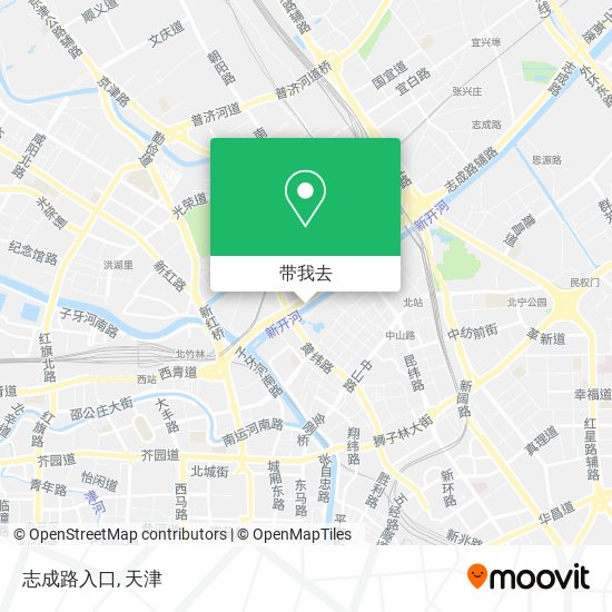 志成路入口地图