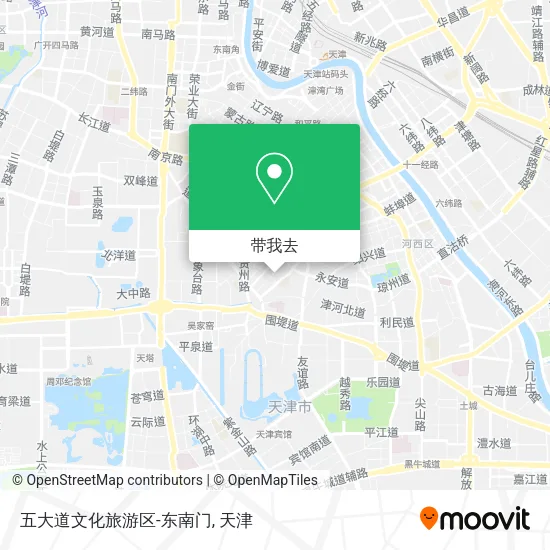 五大道文化旅游区-东南门地图