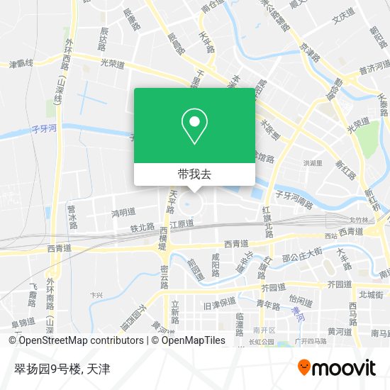 翠扬园9号楼地图