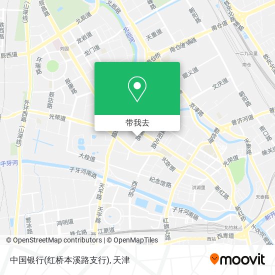 中国银行(红桥本溪路支行)地图