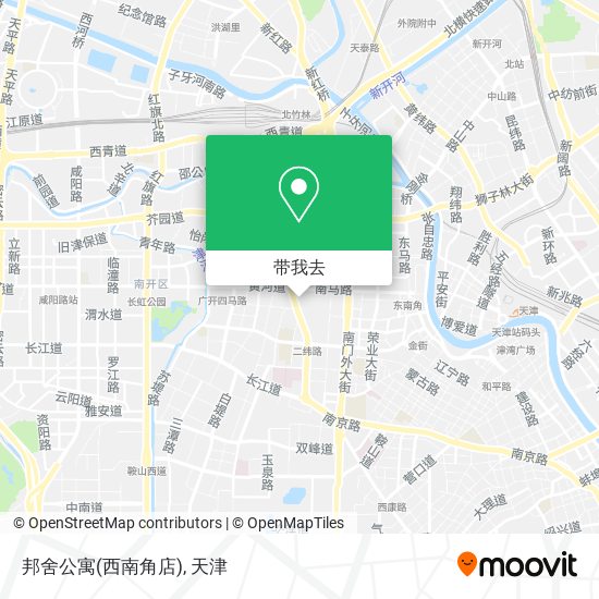 邦舍公寓(西南角店)地图