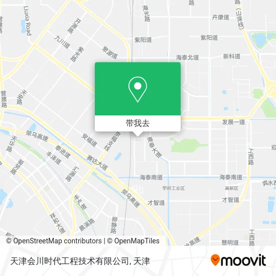 天津会川时代工程技术有限公司地图