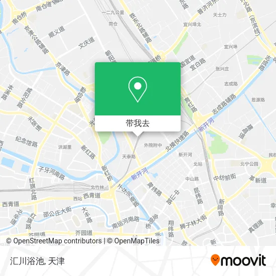 汇川浴池地图