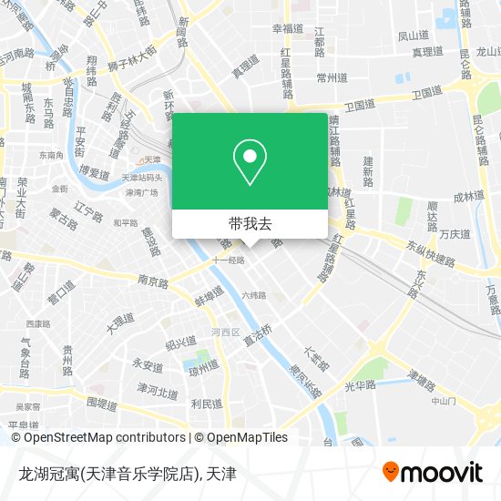 龙湖冠寓(天津音乐学院店)地图