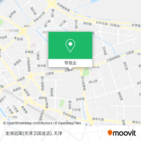 龙湖冠寓(天津卫国道店)地图