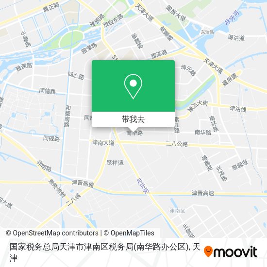 国家税务总局天津市津南区税务局(南华路办公区)地图