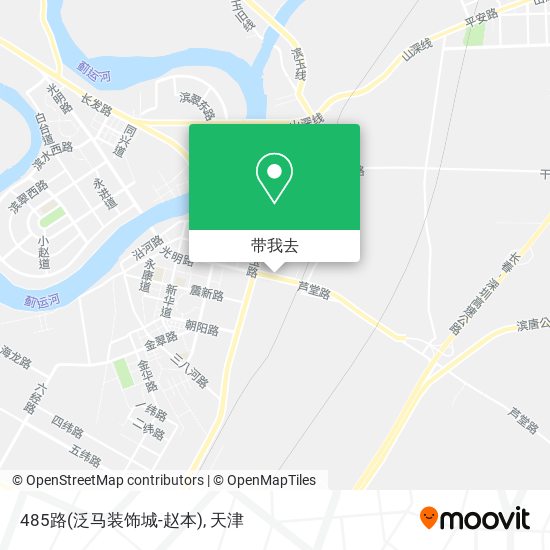 485路(泛马装饰城-赵本)地图