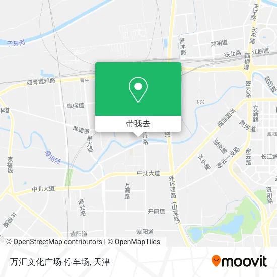 万汇文化广场-停车场地图