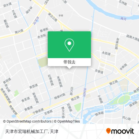 天津市宏瑞机械加工厂地图