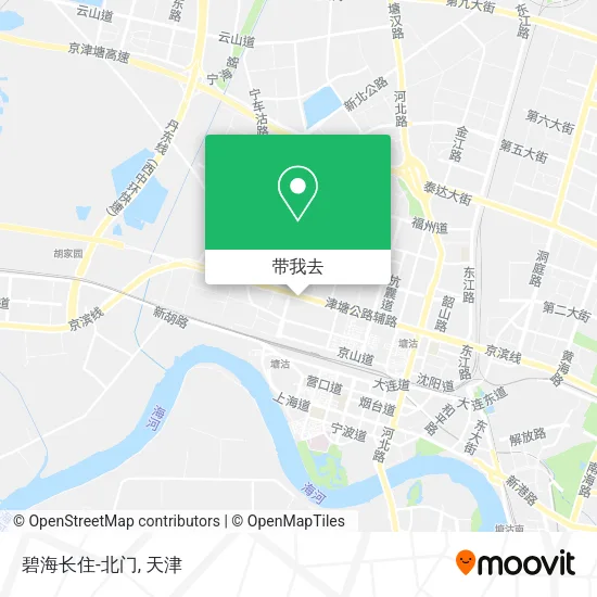 碧海长住-北门地图