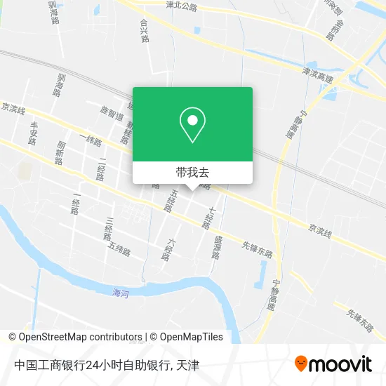 中国工商银行24小时自助银行地图