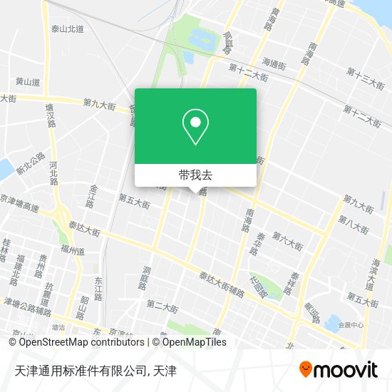 天津通用标准件有限公司地图