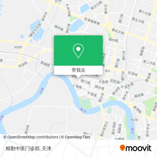精勤中医门诊部地图